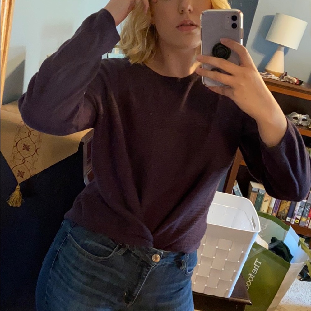 Purple sweater